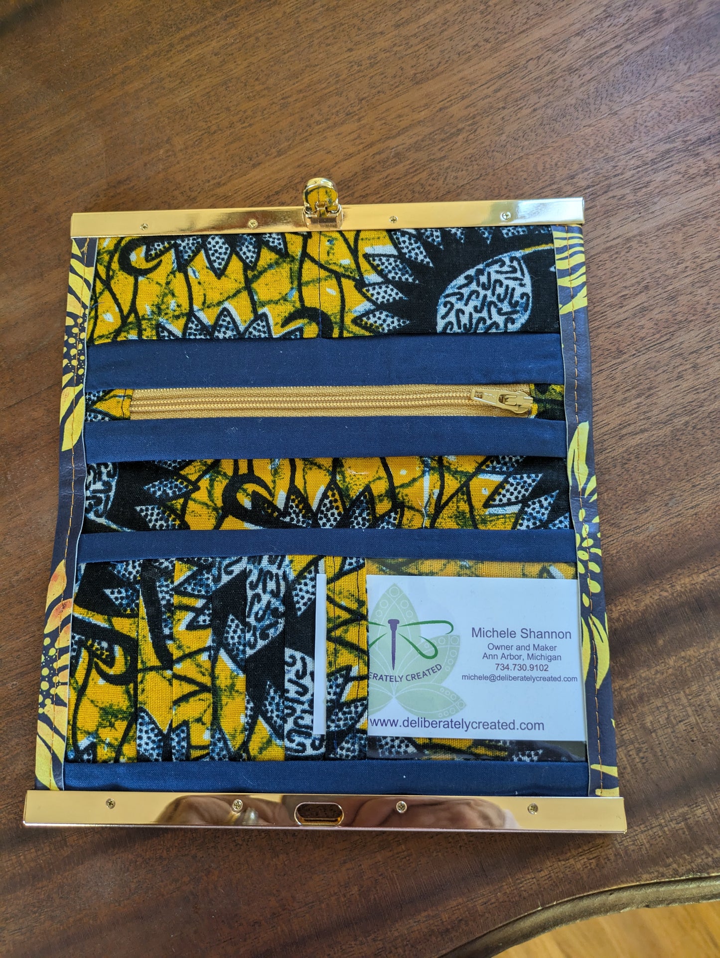 Clutch Wallet – Slim Handheld Wallet Purse with Card Slots & Pockets