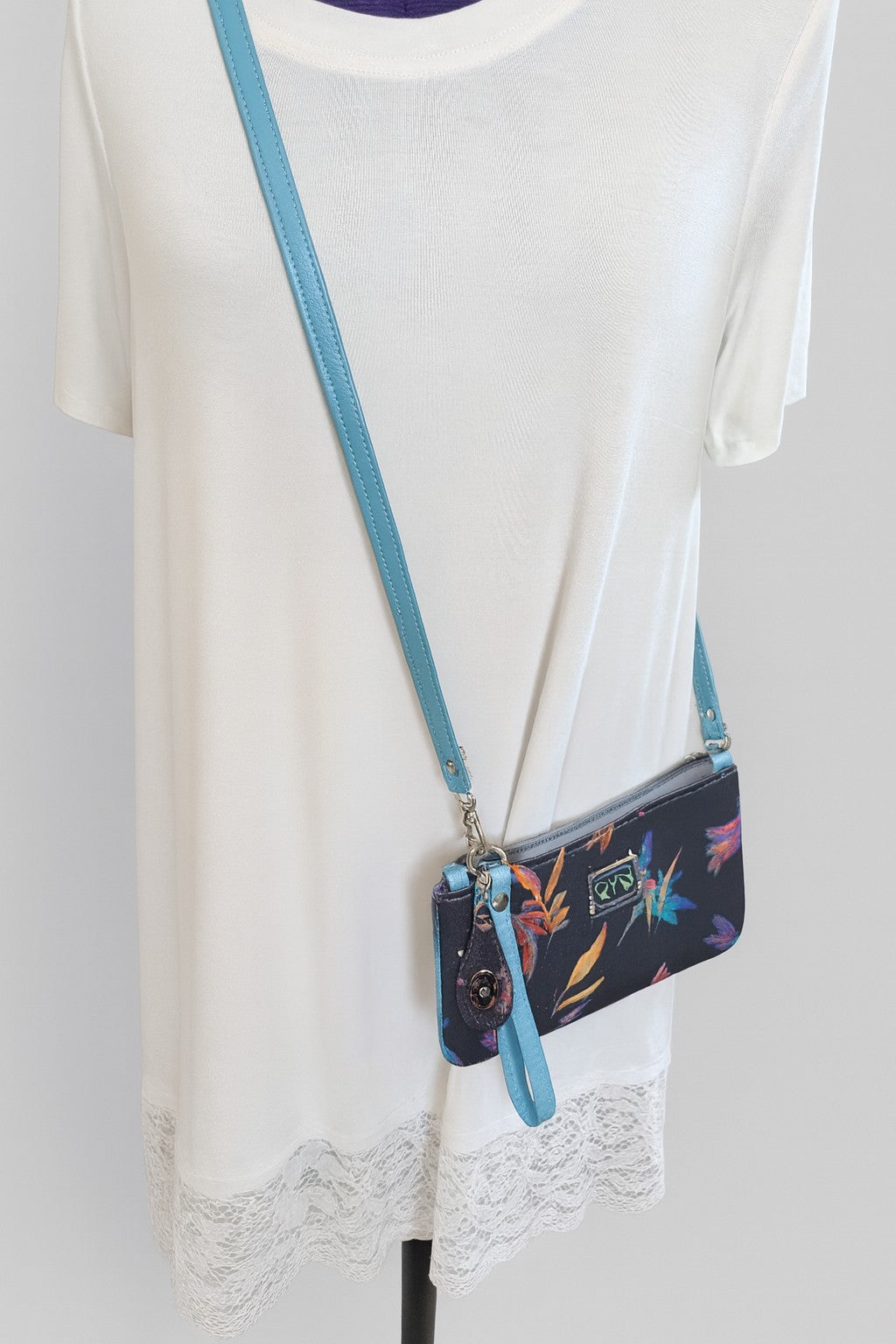 Laura’s Travel Wallet Crossbody – Compact Travel Purse with Card Slots & Wristlet Option