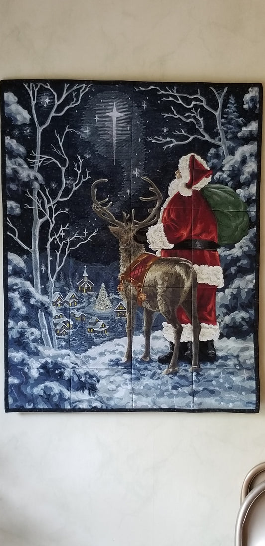 Embroidered Tapestry "Starry Night"