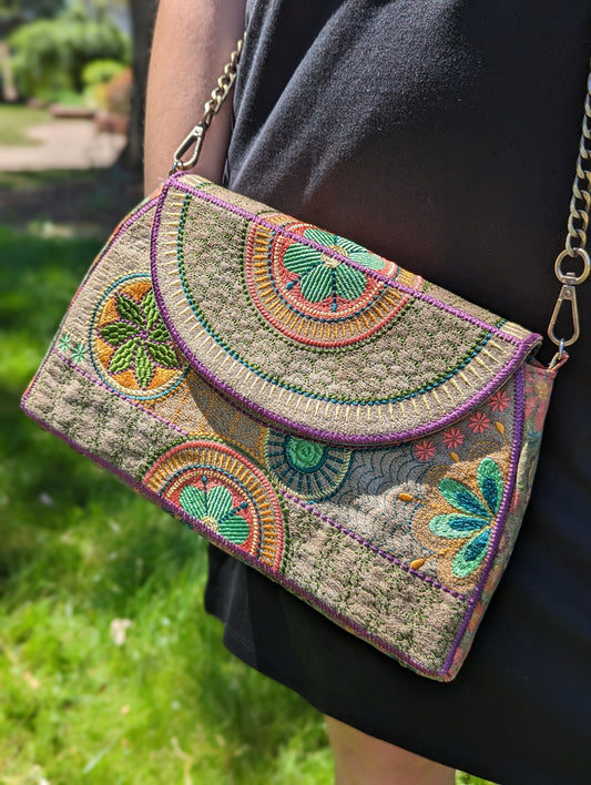 The Nancy Embroidered Handbag