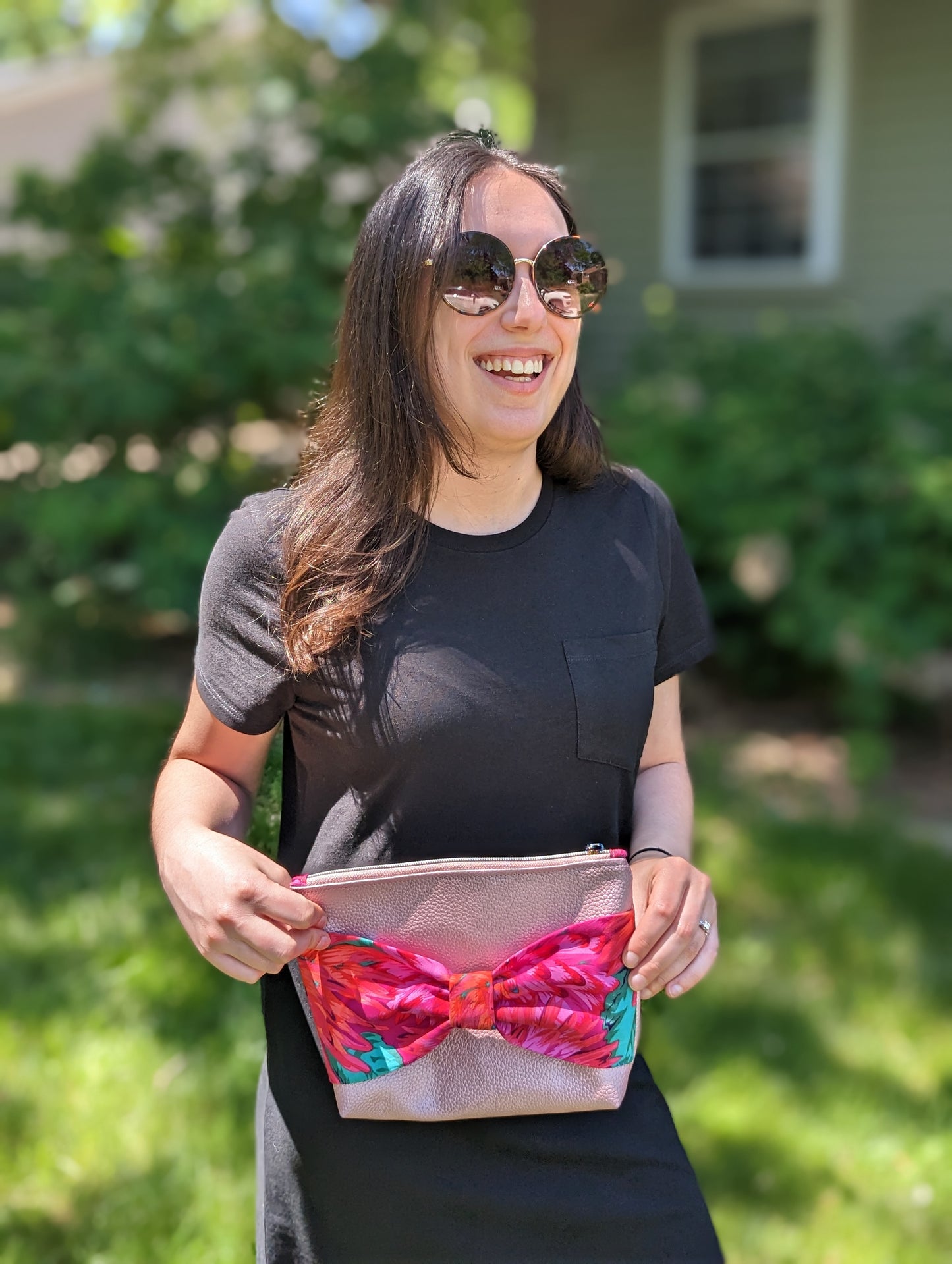 Betty Bow Clutch Bag – Small Evening Purse with Vintage Style