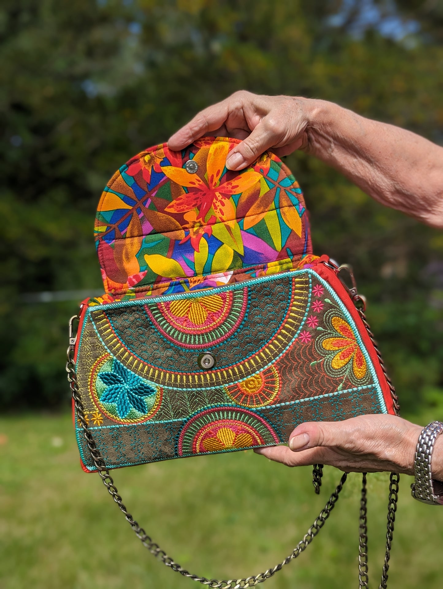 The Nancy Embroidered Handbag