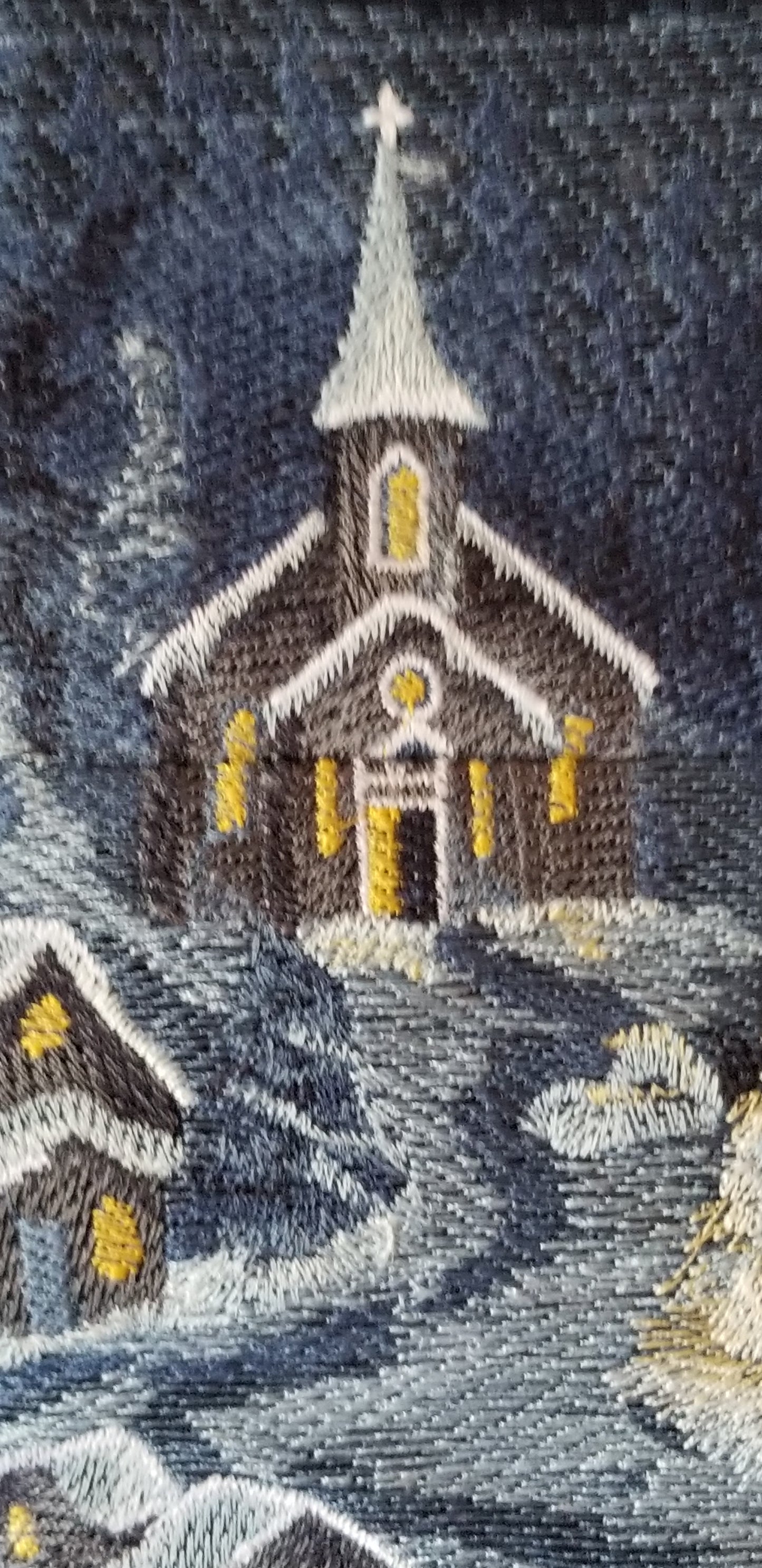 Embroidered Tapestry "Starry Night"